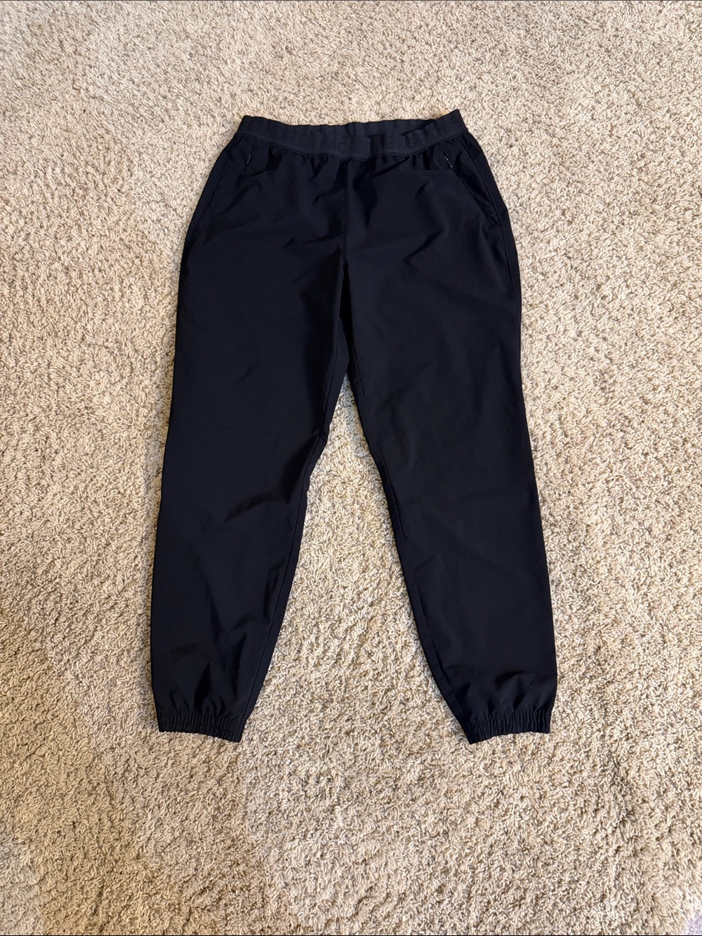 The North Face Black Elastic Cuffed Track Joggers. Woman’s size medium.